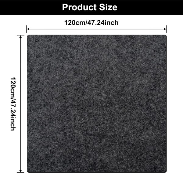 Refrigerators Mat, Absorbent/Waterproof Under Refrigerator Floor Mat, - Image 2