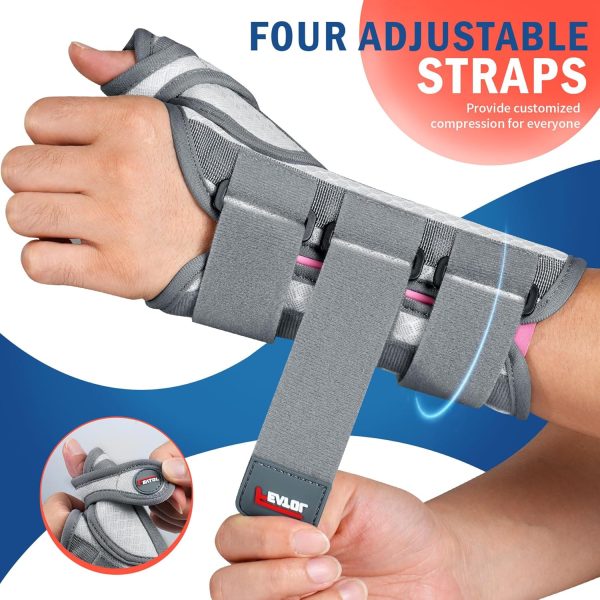 FEATOL Carpal Tunnel Wrist Brace Night Support, Wrist and Thumb Brace for - Image 5