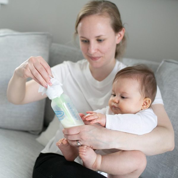 Dr. Brown's Bottle and Pacifier Healthy Wipes, Naturally Cleaning for - Image 3