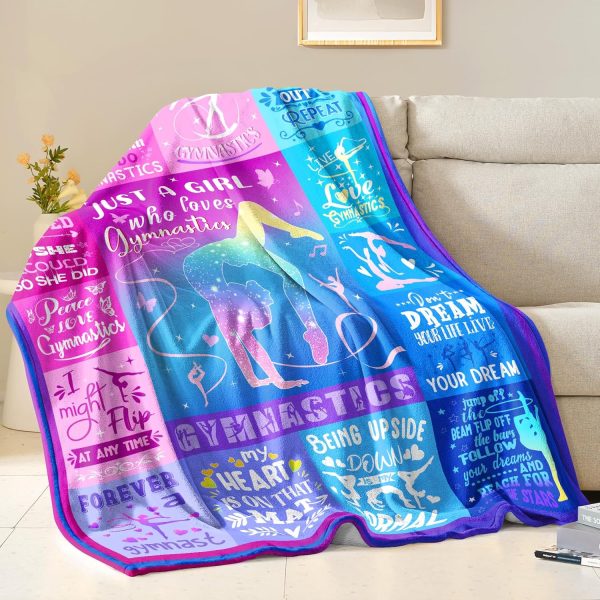 Gymnastics Gifts for Girls, Gymnastics Blanket for Girls, Gifts for - Image 2