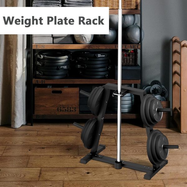 Weight Plate Rack Olympic Plate Rack Weight Storage Rack for 1-Inch Weight - Image 8