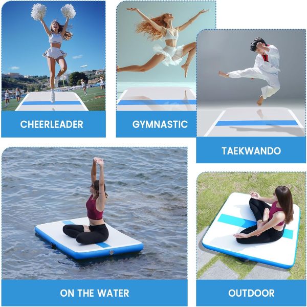 Tuxedo Sailor Inflatable Gymnastics Tumbling Mat with Motorized - Image 7