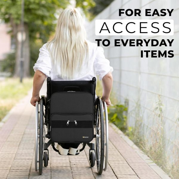 Deluxe Wheelchair Bag - Wheelchair Accessories for Adults - Wheelchair Bags - Image 6