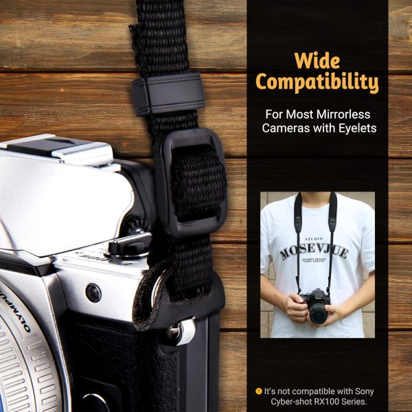 Mirrorless Camera Neck Strap Shoulder Belt for Sony ZV-E10 A7C A6600 A6500 - Image 4