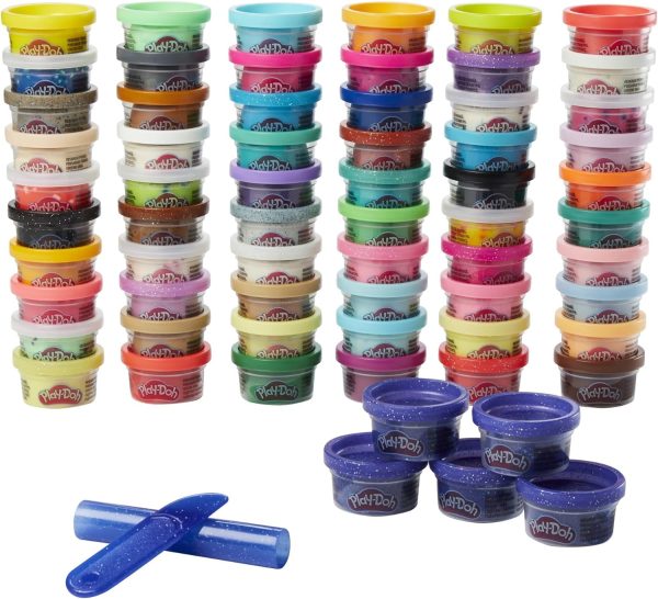 Play-Doh Ultimate Color Collection 65-Pack of 1-oz Cans, Includes Sparkle, - Image 2