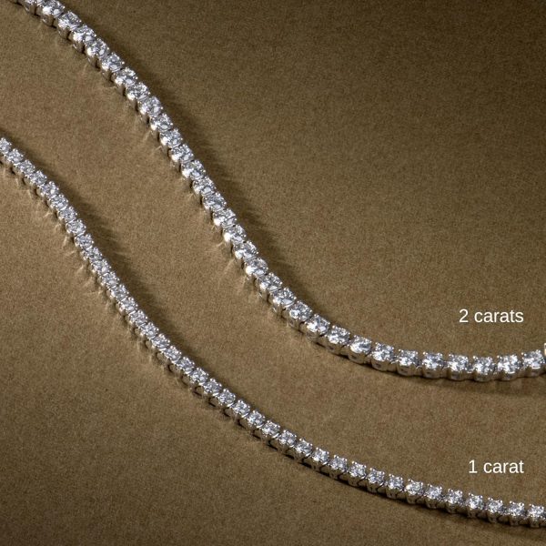 Amazon Essentials IGI Certified Lab Grown Diamond Tennis Bracelet for Women - Image 4