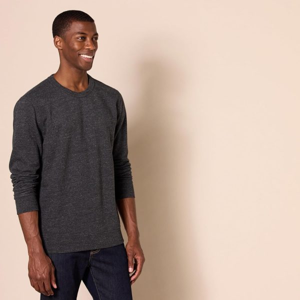 Amazon Essentials Men's Crewneck Sweatshirt, Lightweight Long-Sleeve French - Image 2