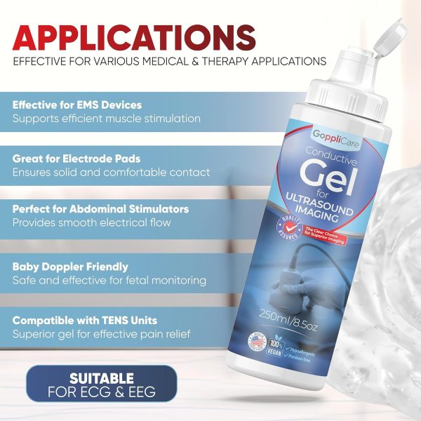 Medical Imaging & Therapy Ultrasound Gel - 2 Pack, 8.45 fl oz (250mL) Each - Image 7