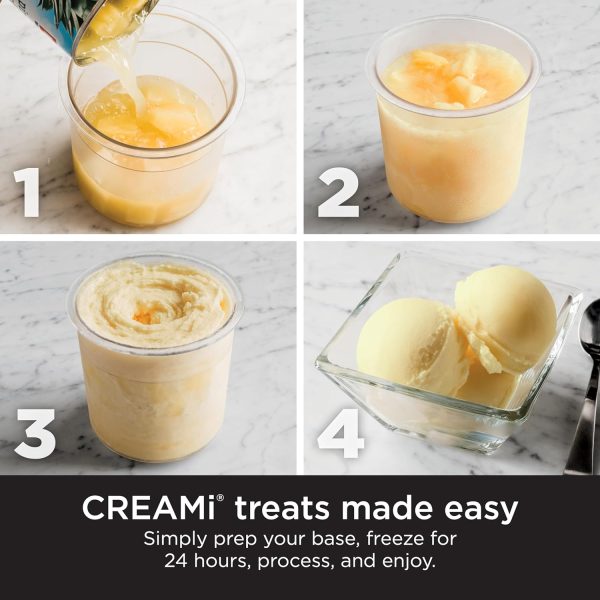 Ninja NC301 CREAMi Ice Cream Maker, for Gelato, Mix-ins, Milkshakes, - Image 7