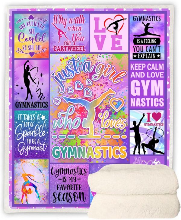 Gymnastics Gifts for Girls, Girls Gymnastics Blanket Gifts, Gifts for - Image 5