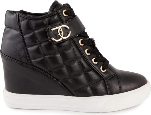 Juicy Couture Women's Platform Wedge Sneakers High-Top Shoes-Journey - Image 2