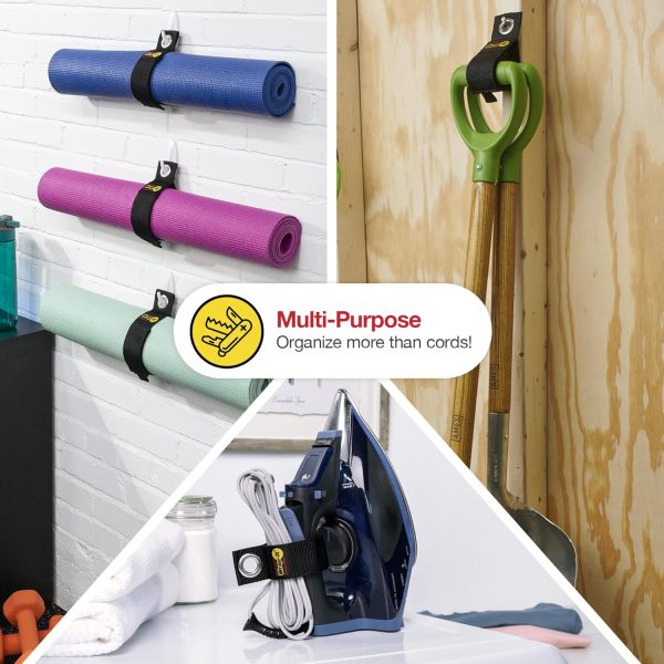 Heavy-Duty Wrap-It Storage Straps (Assorted 6 Pack) - Extension Cord - Image 7