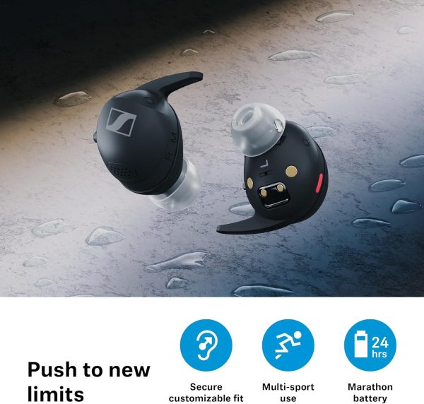 Sennheiser Momentum Sport Earbuds with Sport Sound Tuning and Adaptive ANC, - Image 5