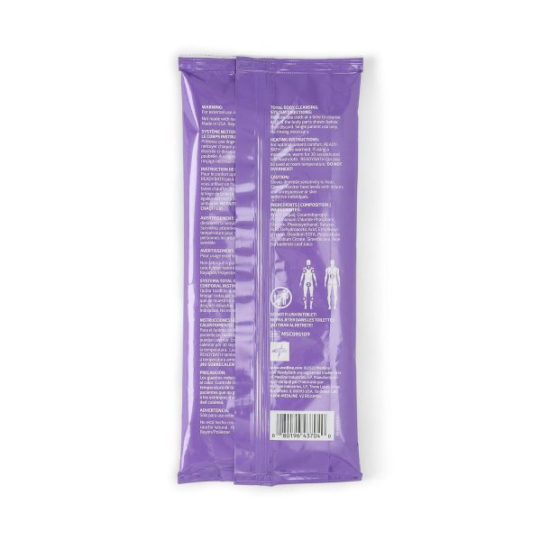 Medline - MSC095109 ReadyBath Select Unscented Body Cleansing Cloths, - Image 3