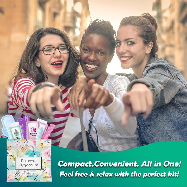 Menstrual Kit All-in-One 10 Pack | Convenience on The Go | Period Kit Pack - Image 4