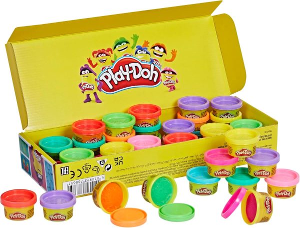 Play-Doh Bulk 42-Pack of 1-Ounce Cans, Christmas Stocking Stuffers for - Image 3