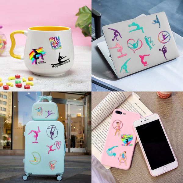 Gymnastic Temporary Tattoos Birthday Themed Party Supplies Decorations - Image 5