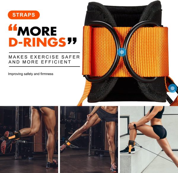 Ankle Strap for Cable Machine, Padded Ankle Straps for Cable Machine - Image 2