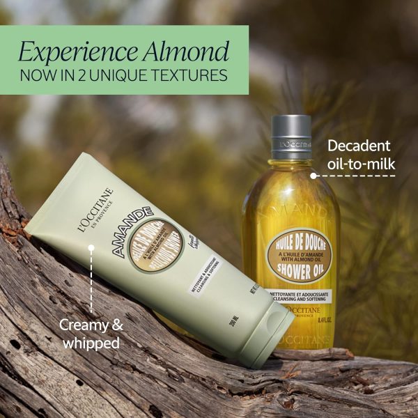 L'OCCITANE Almond Delicious Shower: Gently Cleanse and Moisturize Skin, - Image 5