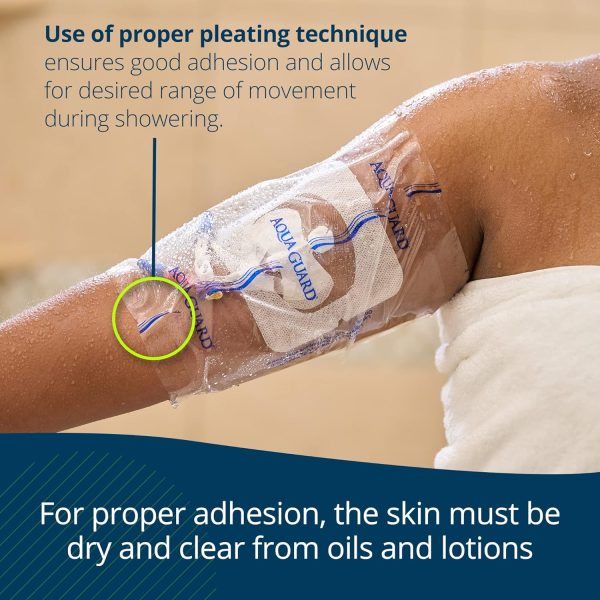 TIDI AquaGuard Sheet – 9” x 9” – Shower Protection Sheet – Self-Adhesive - Image 3