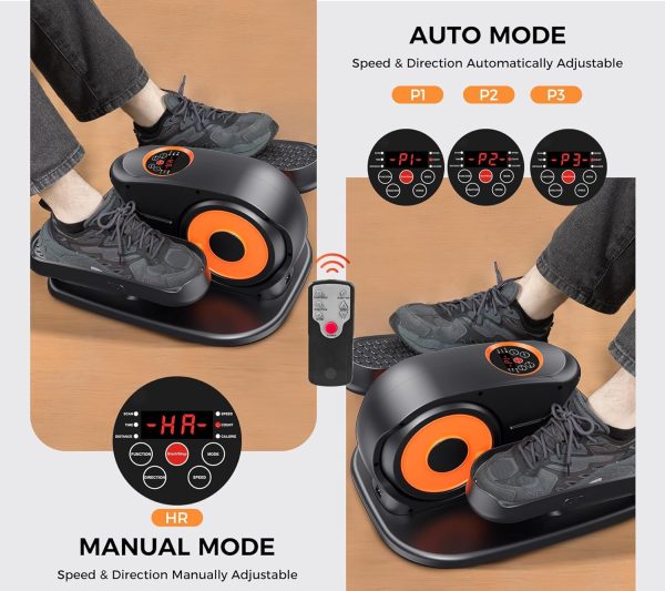Under Desk Elliptical Machine, Ellipse Leg Exerciser for Seniors, Quiet and - Image 4