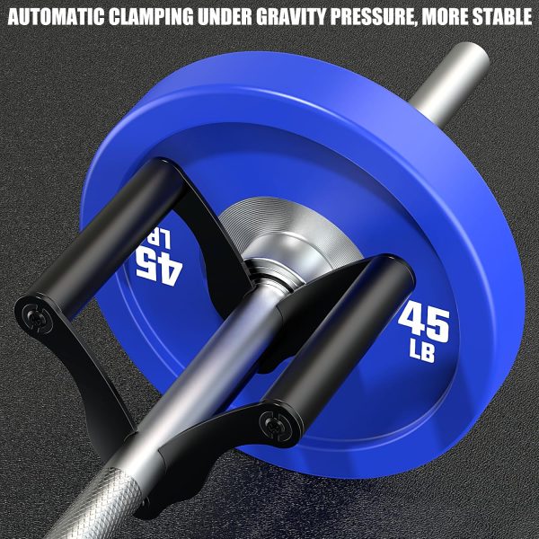 V Bar Row Landmine Handle Attachment for Barbell Bars, Solid Double D - Image 3
