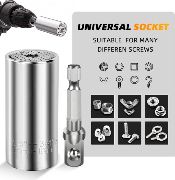 Super Universal Socket Tools Gifts for Men Christmas Gifts Stocking - Image 3
