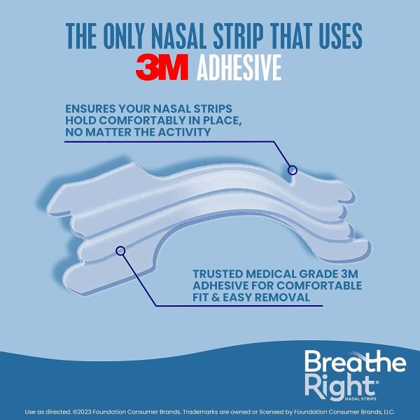 Breathe Right Nasal Strips Clear Large 30ct (Packaging May Vary) - Image 5