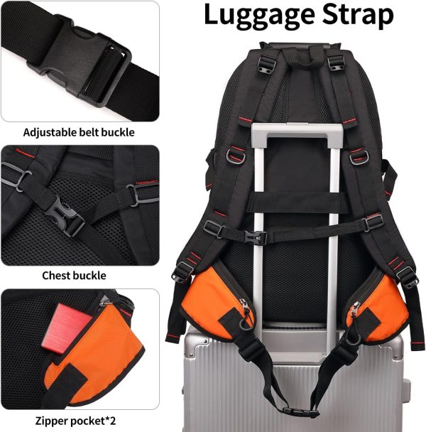 Nerlion 40L Hiking Backpack Travel Backpack for Men Women Camping - Image 4