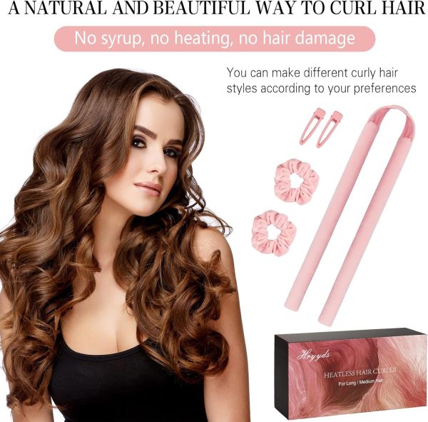 Upgraded Curler with Gift Box - Velvet Headband for Heatless Sleep-in - Image 6