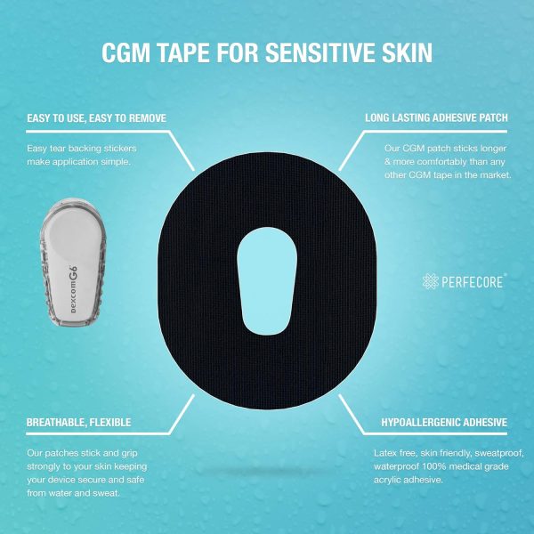 Adhesive Bandage Patches Compatible with Dexcom G6 (30-Pack Set) – - Image 2