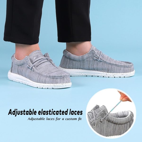 ASITVO Men's Wide Loafers & Slip-ons|Big Size Casual Slip on Walking - Image 5