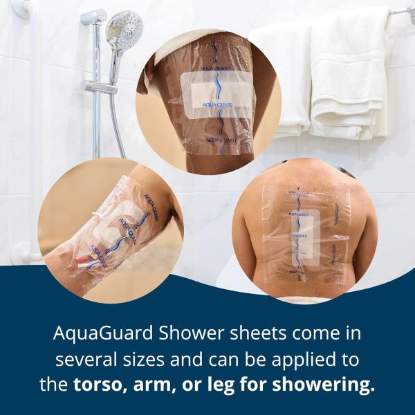 TIDI AquaGuard Sheet – 9” x 9” – Shower Protection Sheet – Self-Adhesive - Image 6