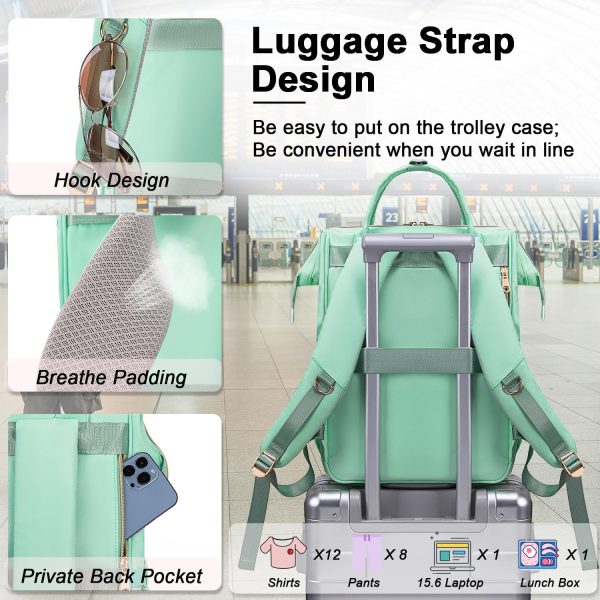 Weitars Lunch Backpack For Women,15.6 Inch Laptop Backpack For Women - Image 5