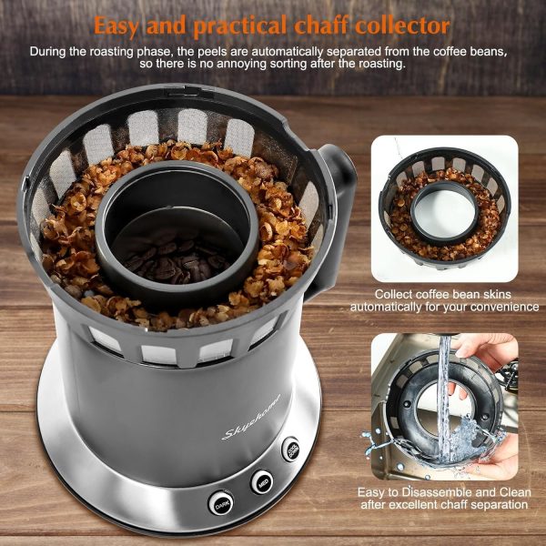 HOMOKUS Coffee Roaster Machine for Home Use - Two Baking Modes (Med and - Image 7