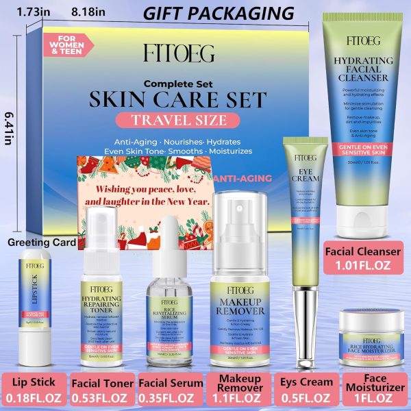 Travel Essentials,Korea Skin Care Set/Kit,Teens Kids Women Hydrated Facial - Image 6