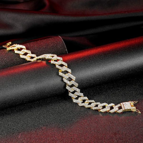 HH BLING EMPIRE Iced Out Diamond Cuban Link Chain for Men Women Silver Gold - Image 5