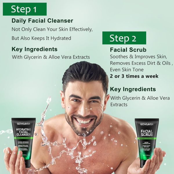 Mens Christmas Gifts,Skin Care for Men,Deeply Hydrates Reduces Dullness - Image 3