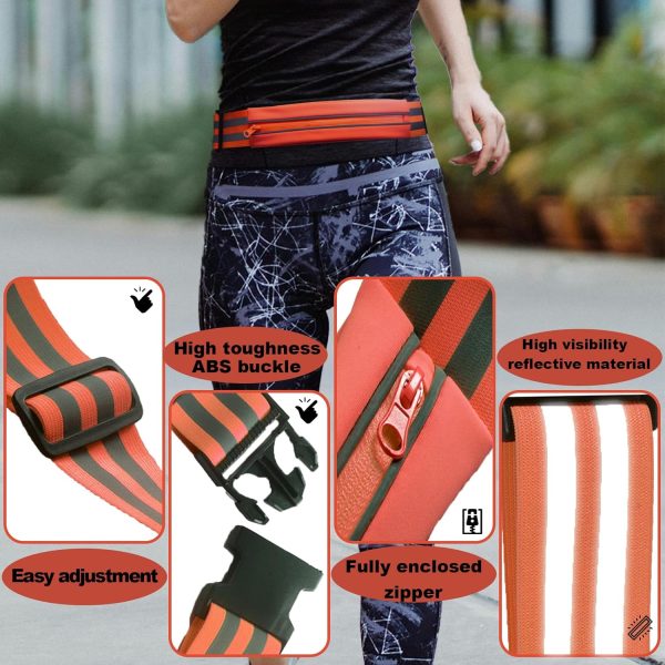 Running Belt Running Fanny Pack for Women and Men Phone Holder Runners - Image 3