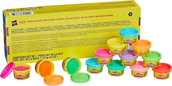 Play-Doh Bulk 42-Pack of 1-Ounce Cans, Christmas Stocking Stuffers for - Image 4