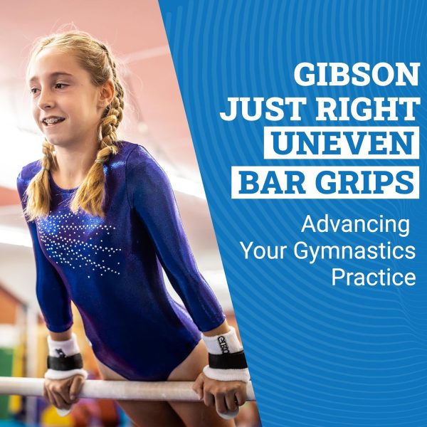 Gibson Just Right Uneven Bar Gymnastics Grips for Girls - Durable Leather - Image 8