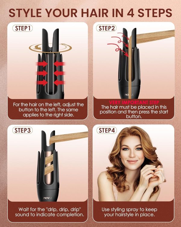 Anti-Scald Automatic Curling Iron, Rotating Curling Iron, Ceramic Curling - Image 8