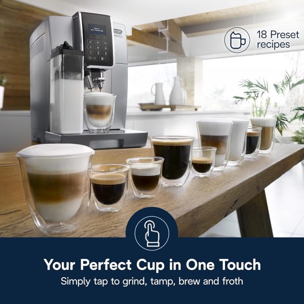 De'Longhi Dinamica LatteCrema Espresso Machine with Automatic Milk Frother - Image 2