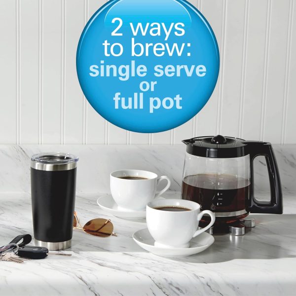 Hamilton Beach 2-Way 12 Cup Programmable Drip Hot and Iced Coffee Maker & - Image 2
