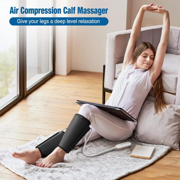 FIT KING Calf Massager for Circulation and Muscle Recovery, Air Compression - Image 2