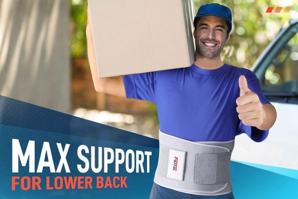 FEATOL Back Brace for Lower Back Pain, Breathable Back Support Belt for - Image 7