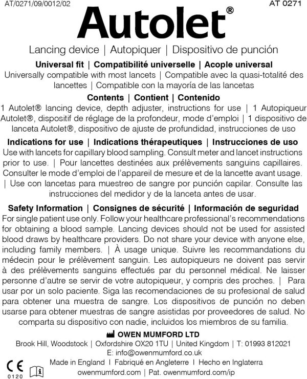 Owen Mumford Autolet Lancing Device - Image 6