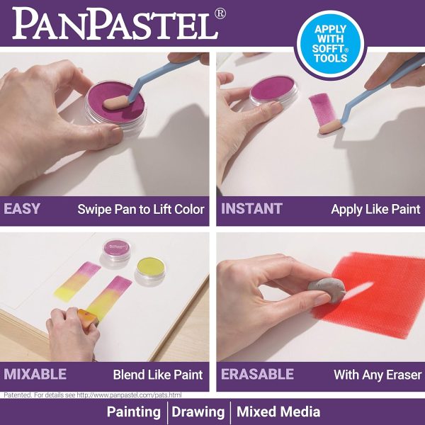 Painting/Pure Colors Set by PanPastel, 20 Color, Includes Sofft Tools - Image 6
