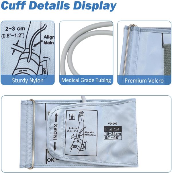 Pediatric Blood Pressure Cuff - Tailored for 5.9’’-9.5’’ (15-24CM) Arm - Image 6