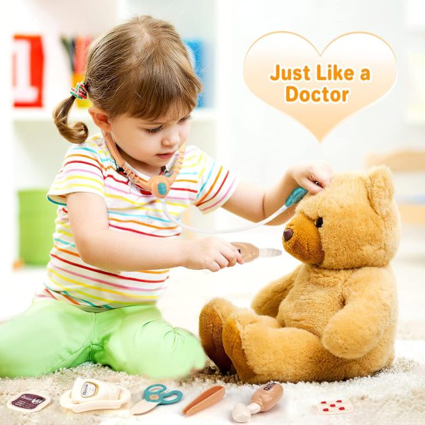 deAO Doctor Child Toy, 29 Accessories with Stethoscope and Electronic - Image 6